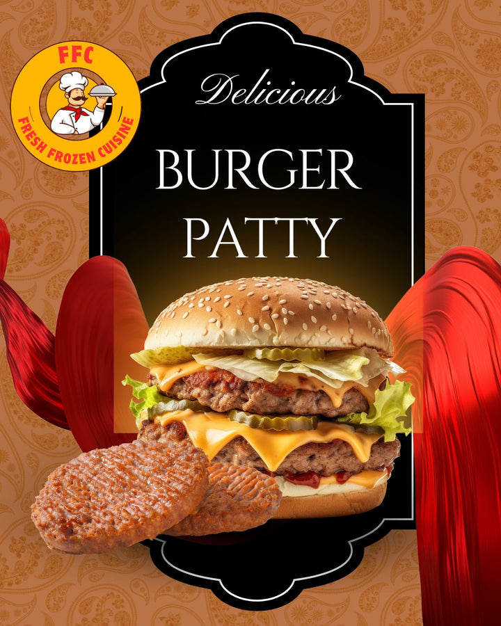 🍔 8-Piece Chicken Burger Patties (Frozen Pack)