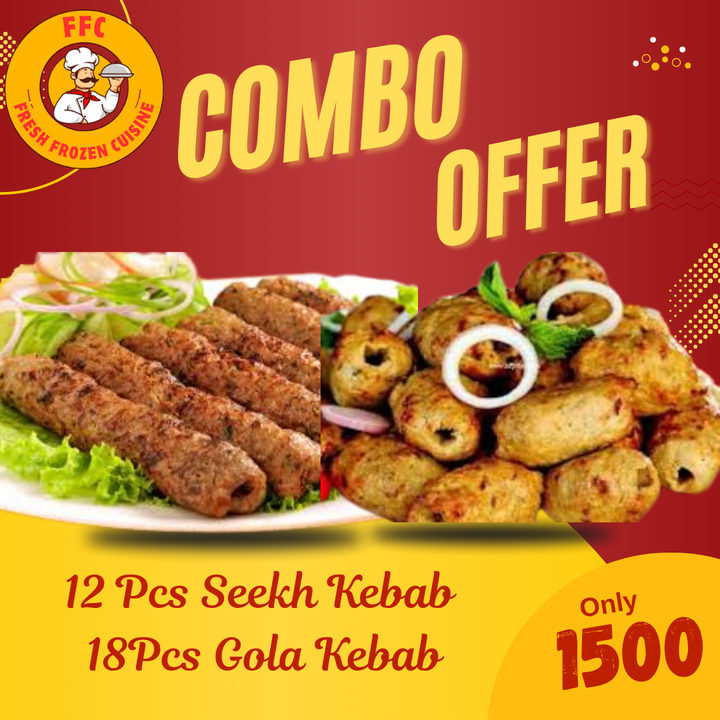 FFC Deal 2 -12 Pieces Of Seekh Kebab & 18 Pieces Of Gola Kebab